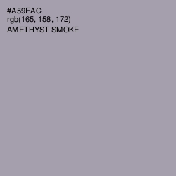 #A59EAC - Amethyst Smoke Color Image