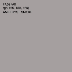 #A59FA0 - Amethyst Smoke Color Image