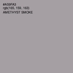 #A59FA3 - Amethyst Smoke Color Image