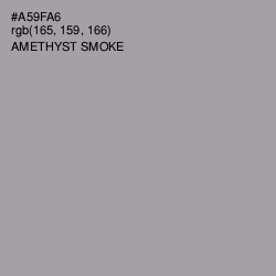 #A59FA6 - Amethyst Smoke Color Image