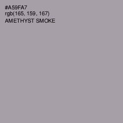 #A59FA7 - Amethyst Smoke Color Image