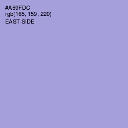 #A59FDC - East Side Color Image