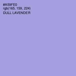 #A59FE0 - Dull Lavender Color Image