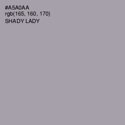 #A5A0AA - Shady Lady Color Image