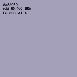 #A5A0B9 - Gray Chateau Color Image