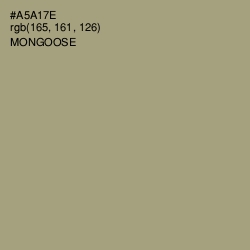 #A5A17E - Mongoose Color Image