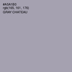 #A5A1B0 - Gray Chateau Color Image