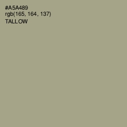 #A5A489 - Tallow Color Image
