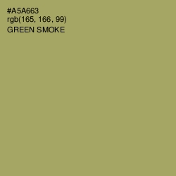 #A5A663 - Green Smoke Color Image
