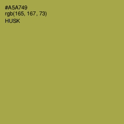 #A5A749 - Husk Color Image