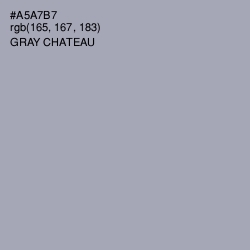 #A5A7B7 - Gray Chateau Color Image