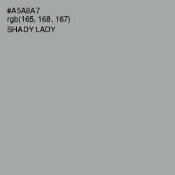 #A5A8A7 - Shady Lady Color Image