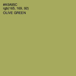 #A5A95C - Olive Green Color Image