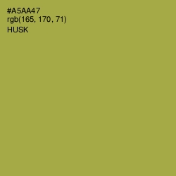 #A5AA47 - Husk Color Image