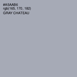 #A5AAB6 - Gray Chateau Color Image