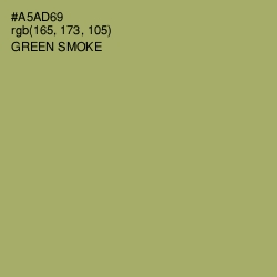 #A5AD69 - Green Smoke Color Image