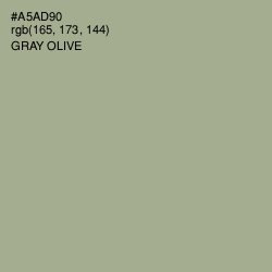 #A5AD90 - Gray Olive Color Image