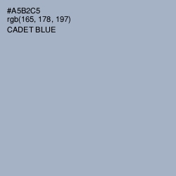 #A5B2C5 - Cadet Blue Color Image