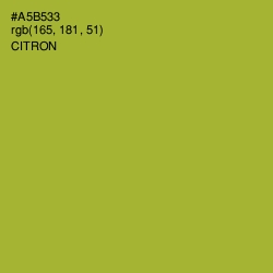 #A5B533 - Citron Color Image