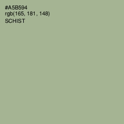 #A5B594 - Schist Color Image