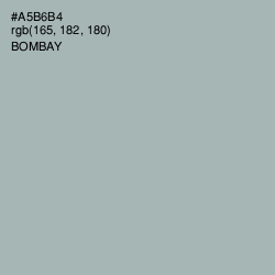 #A5B6B4 - Bombay Color Image