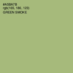 #A5BA7B - Green Smoke Color Image