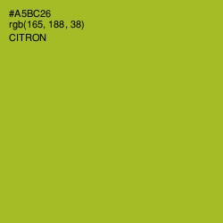 #A5BC26 - Citron Color Image