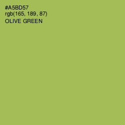 #A5BD57 - Olive Green Color Image