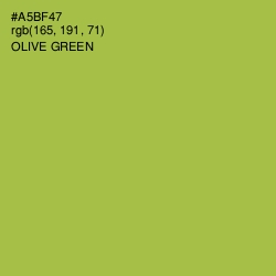 #A5BF47 - Olive Green Color Image