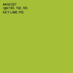 #A5C037 - Key Lime Pie Color Image