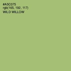 #A5C075 - Wild Willow Color Image