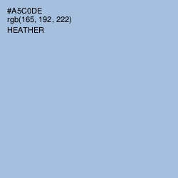 #A5C0DE - Heather Color Image