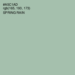 #A5C1AD - Spring Rain Color Image