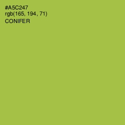 #A5C247 - Conifer Color Image