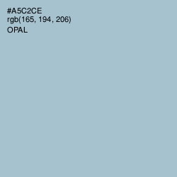 #A5C2CE - Opal Color Image