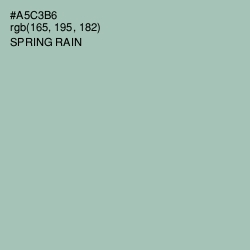 #A5C3B6 - Spring Rain Color Image