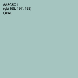 #A5C5C1 - Opal Color Image