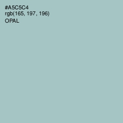 #A5C5C4 - Opal Color Image