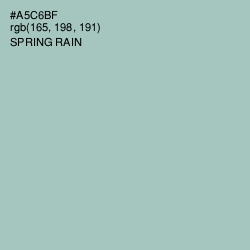 #A5C6BF - Spring Rain Color Image