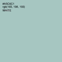 #A5C6C1 - Opal Color Image