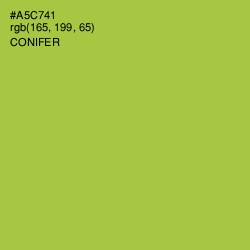 #A5C741 - Conifer Color Image
