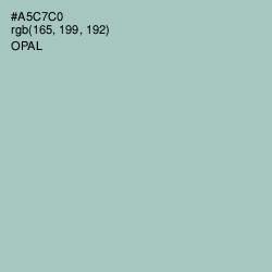#A5C7C0 - Opal Color Image
