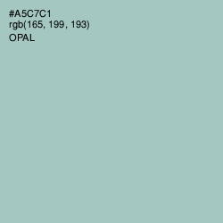 #A5C7C1 - Opal Color Image