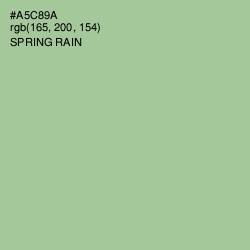 #A5C89A - Spring Rain Color Image