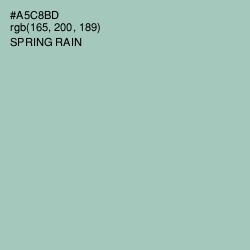 #A5C8BD - Spring Rain Color Image