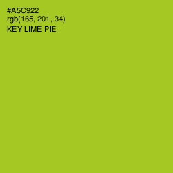 #A5C922 - Key Lime Pie Color Image