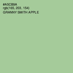 #A5CB9A - Granny Smith Apple Color Image