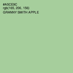 #A5CE9C - Granny Smith Apple Color Image