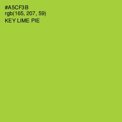 #A5CF3B - Key Lime Pie Color Image