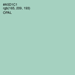 #A5D1C1 - Opal Color Image